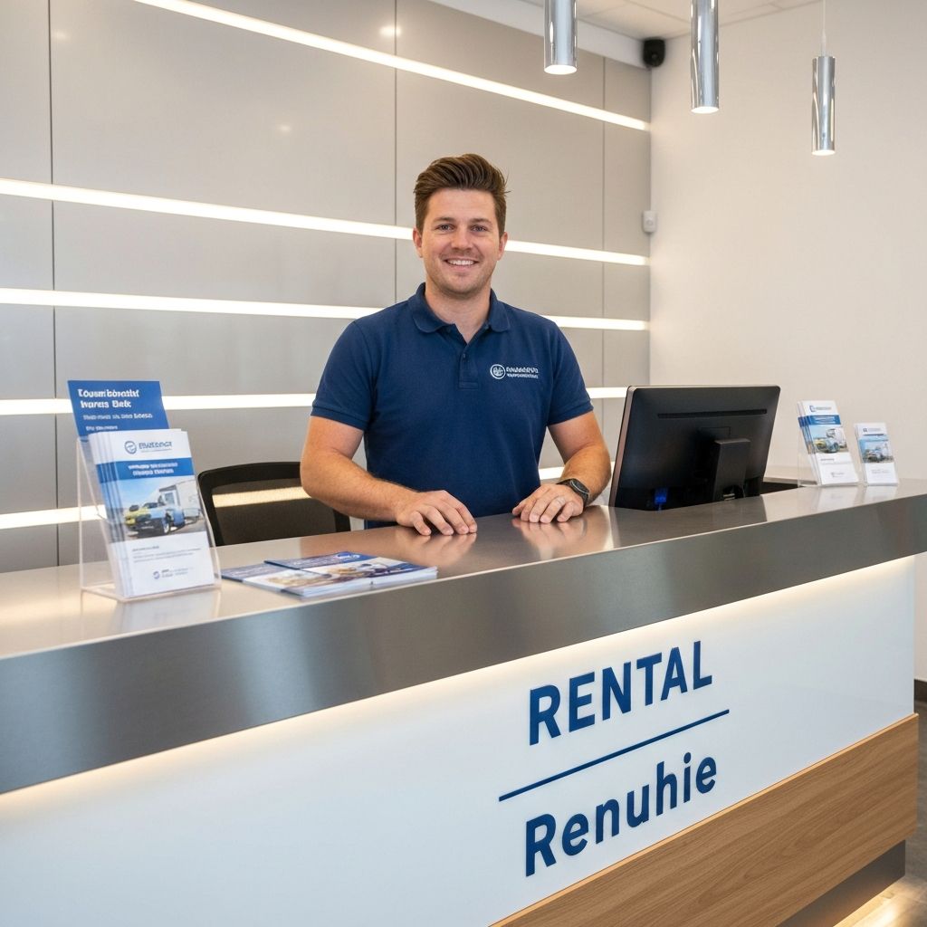 Franchise rental operator managing daily operations